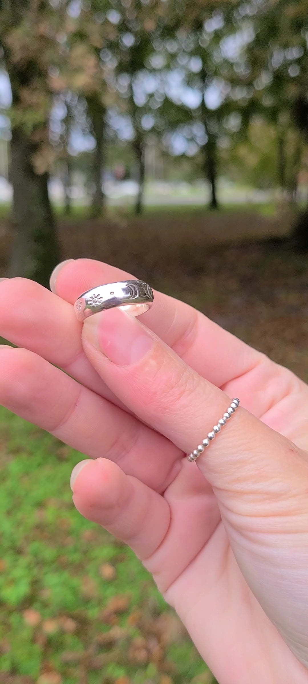 Bague triple déesse
