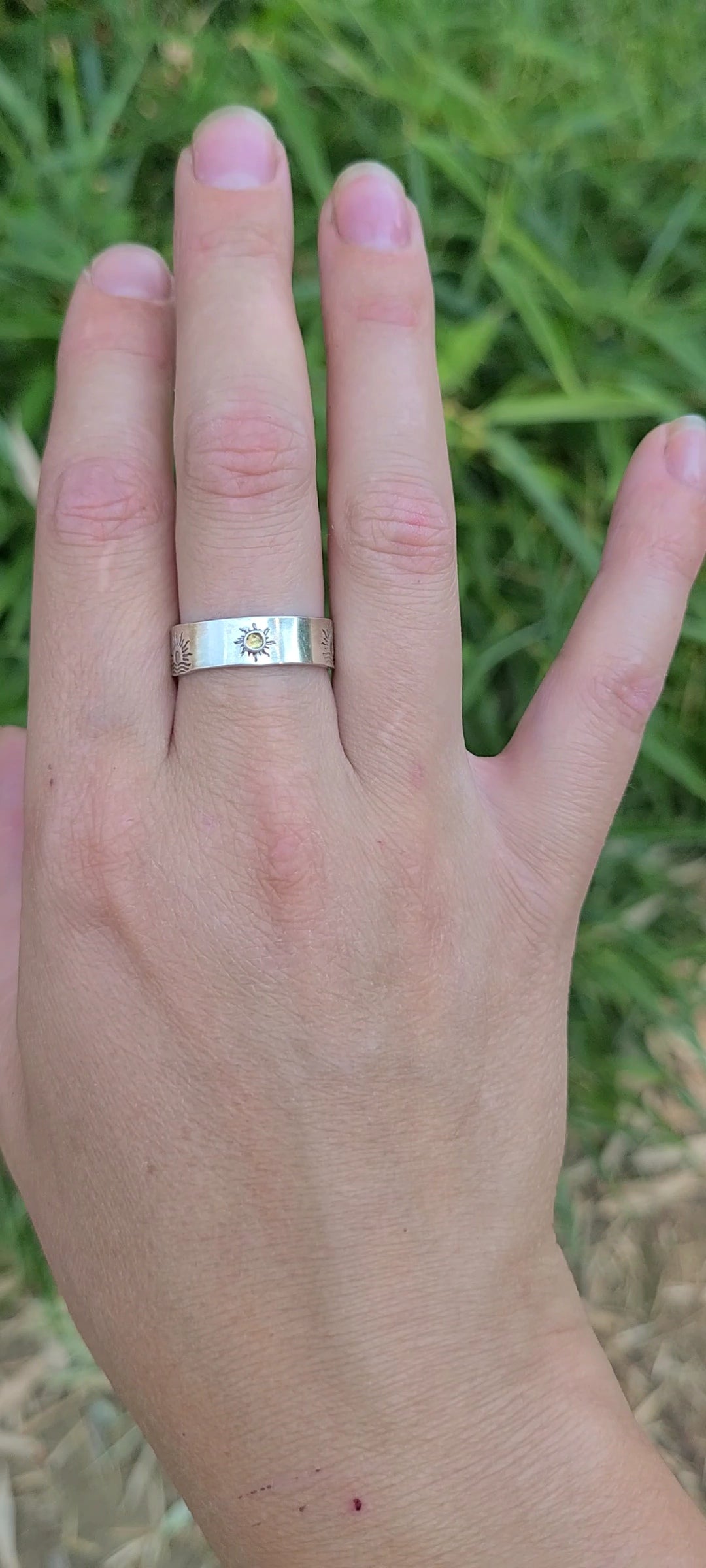 Bague Tournesol et sa Citrine