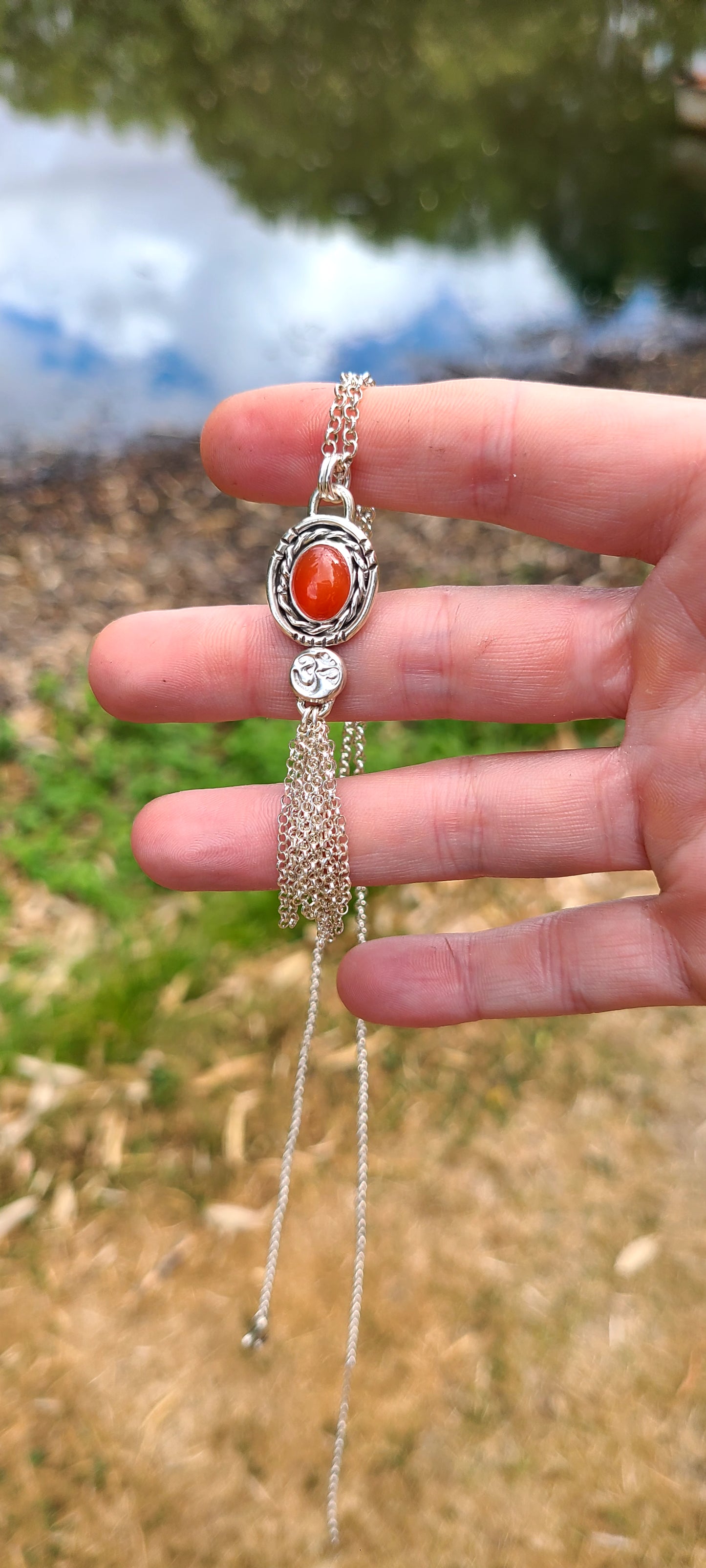 Collier Ohm et sa Cornaline