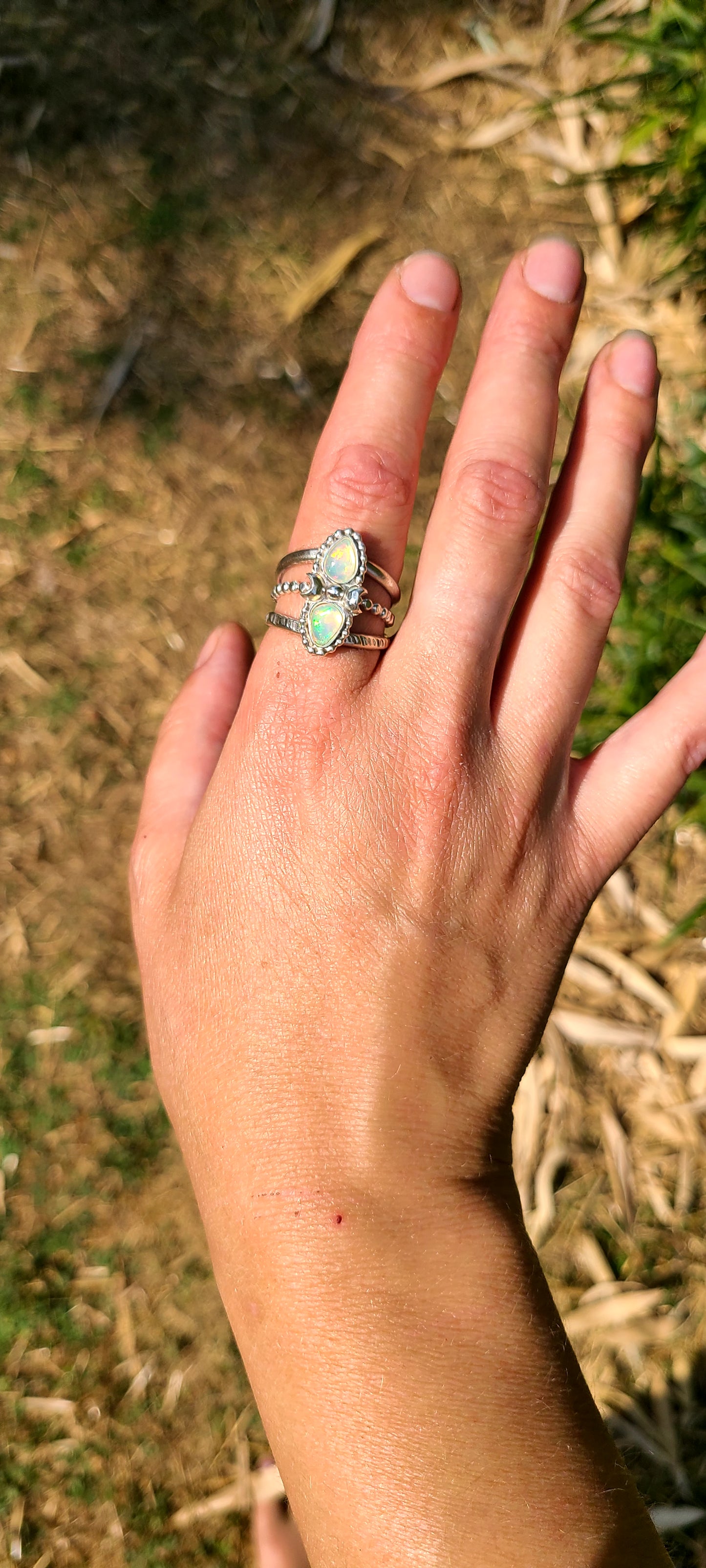 Bague Hosta Et ses Opales