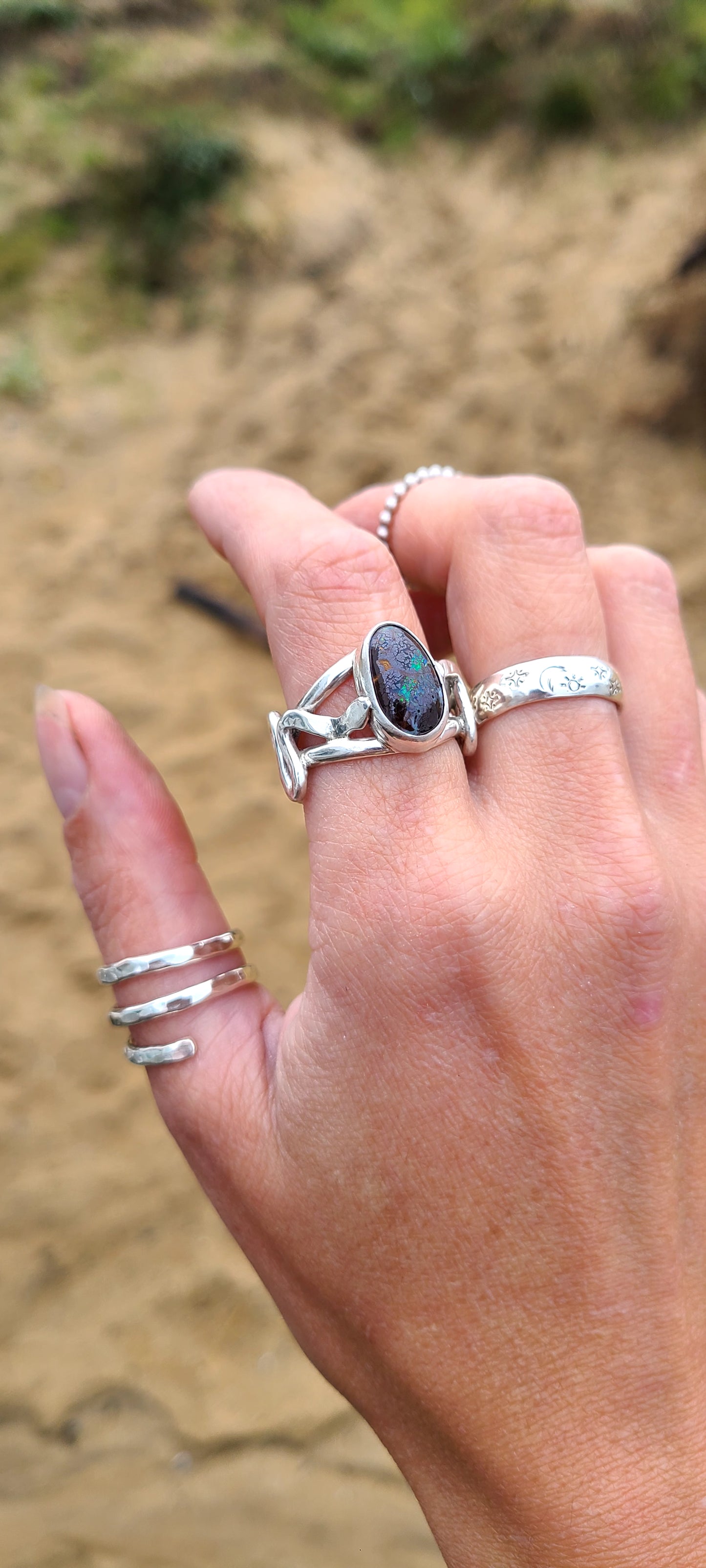 Bague enlassée