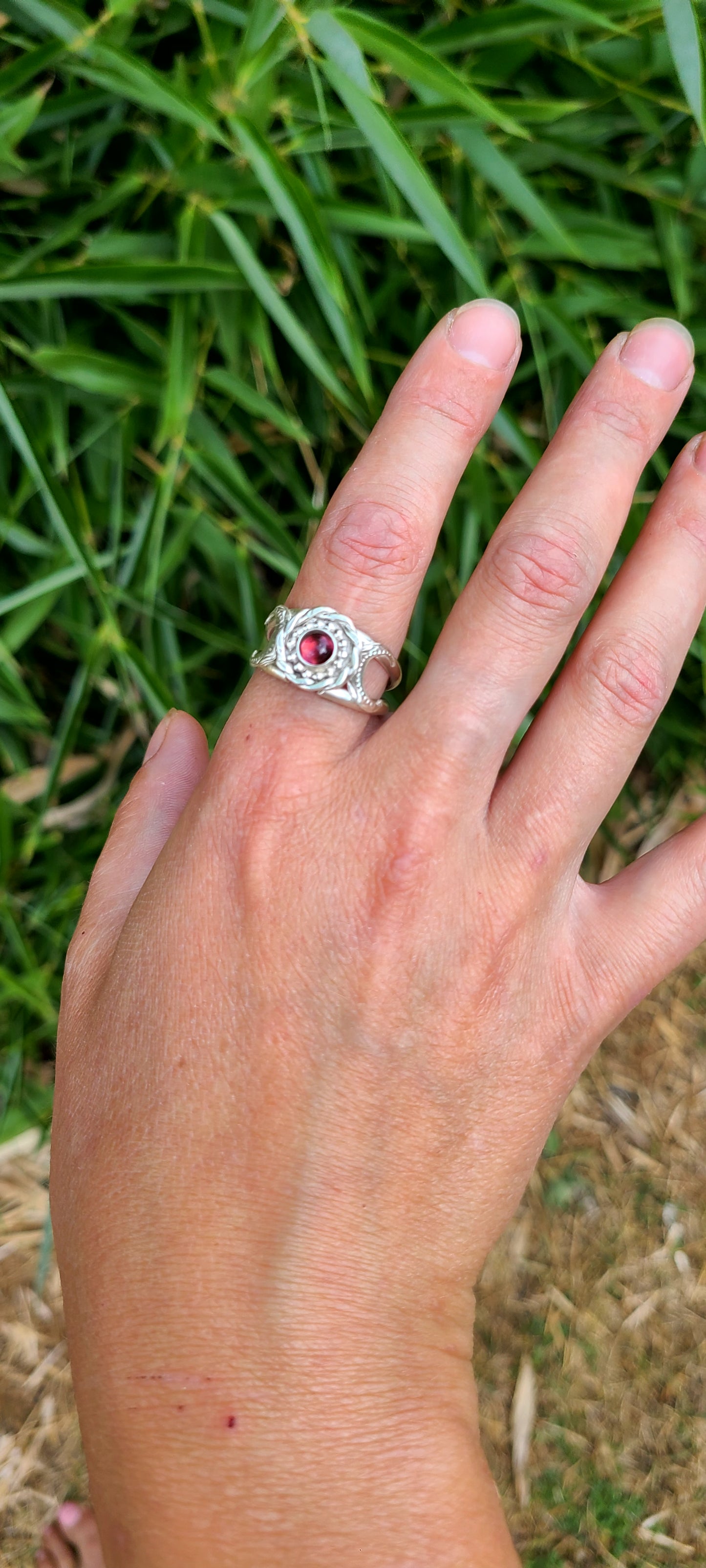 Bague Fuchsia et sa Tourmaline