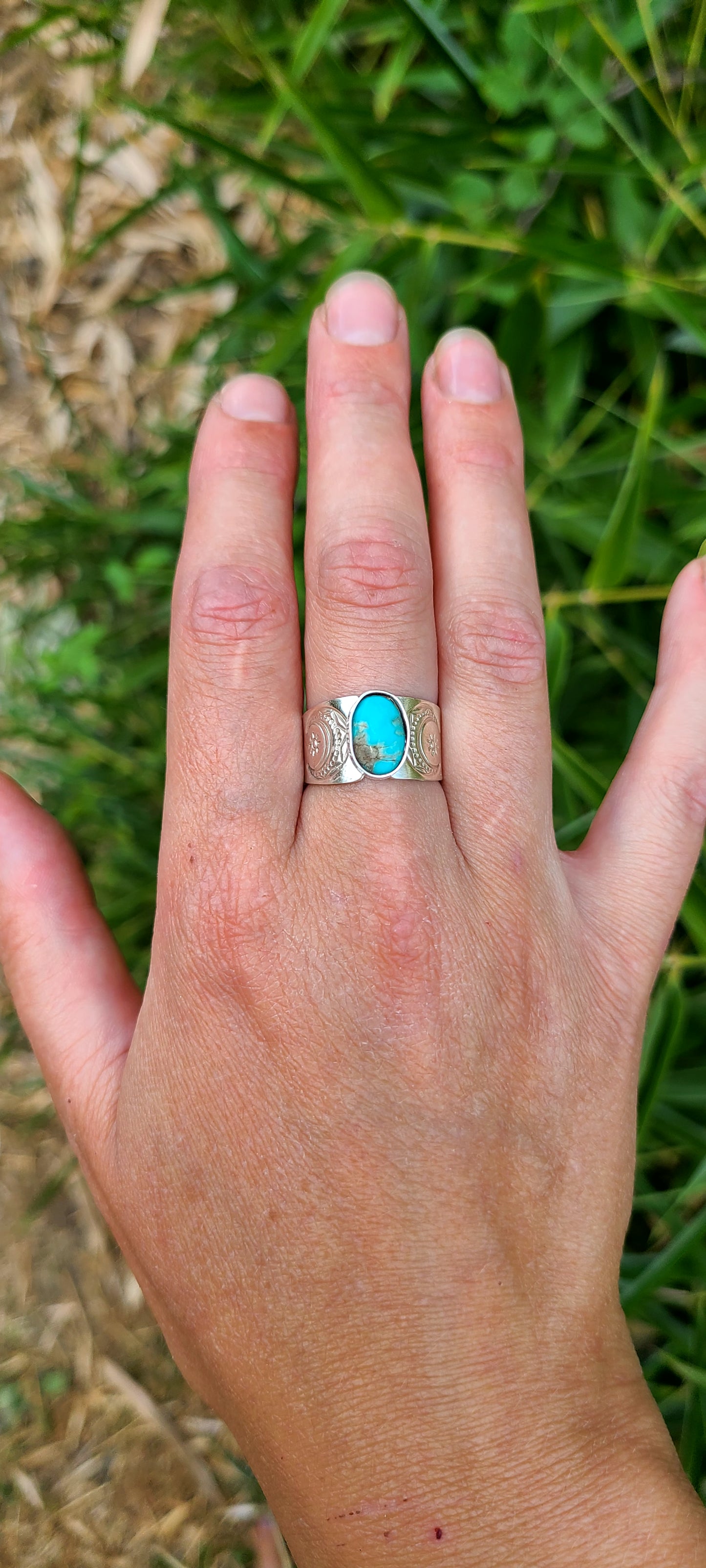 Bague Lobelia et sa Turquoise