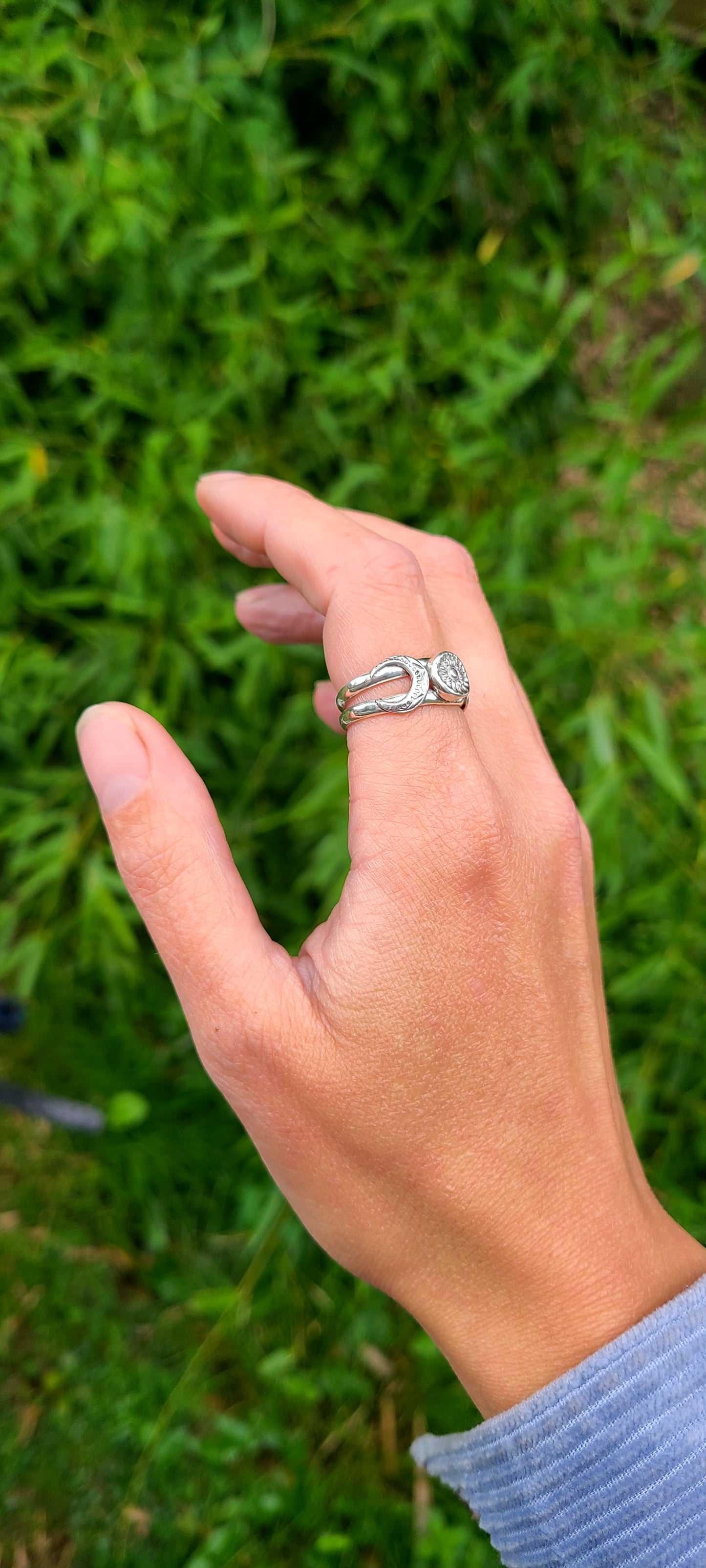 Bague Triple déesse Ethnique