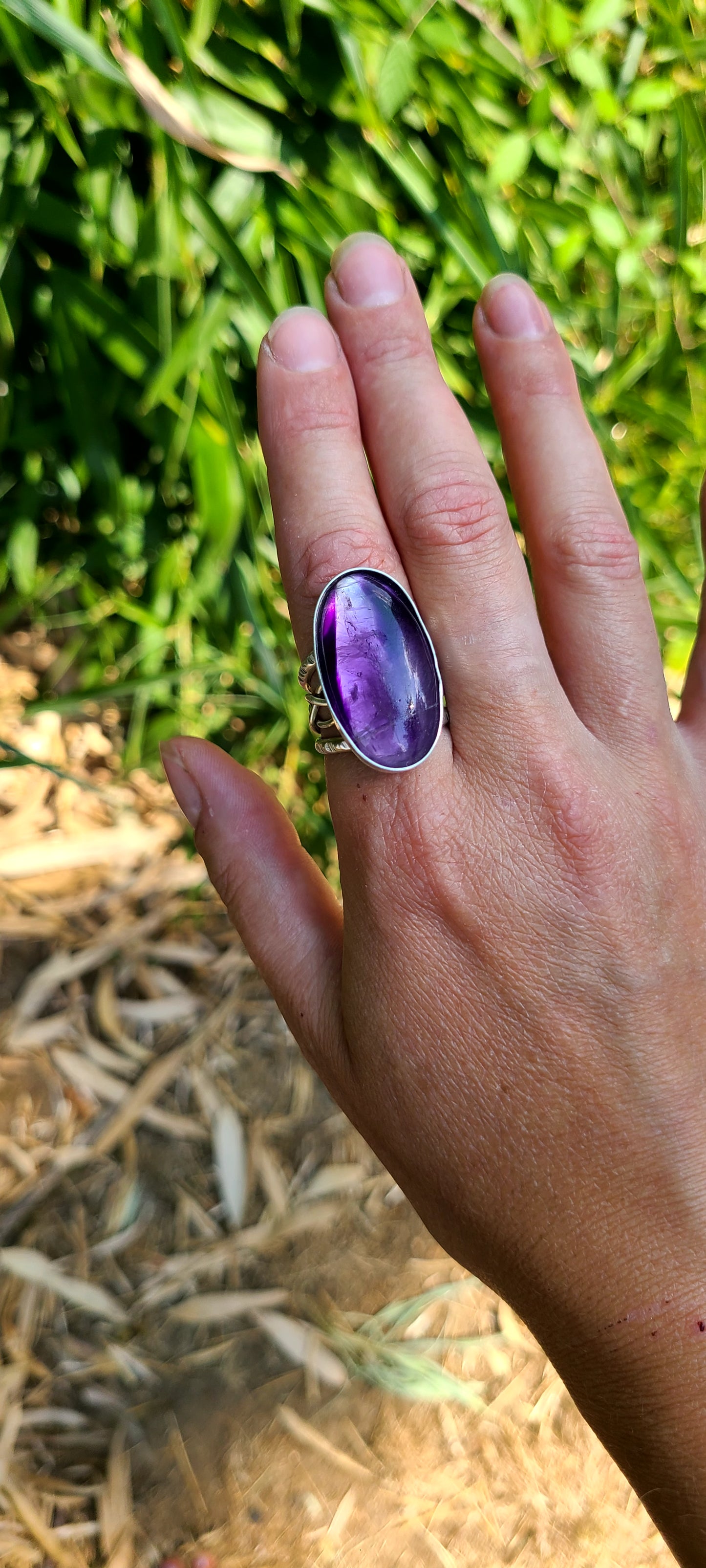 Bague Hebe et son Améthyste