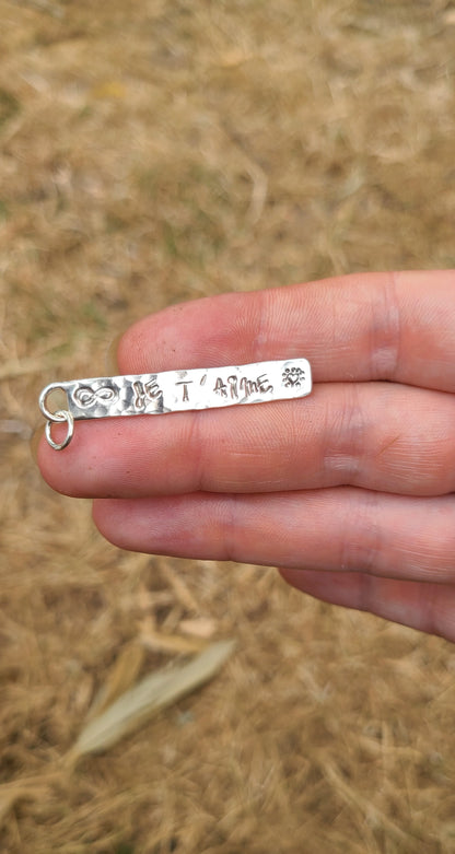 Médaillon de clé personnalisé Quartz Rutile