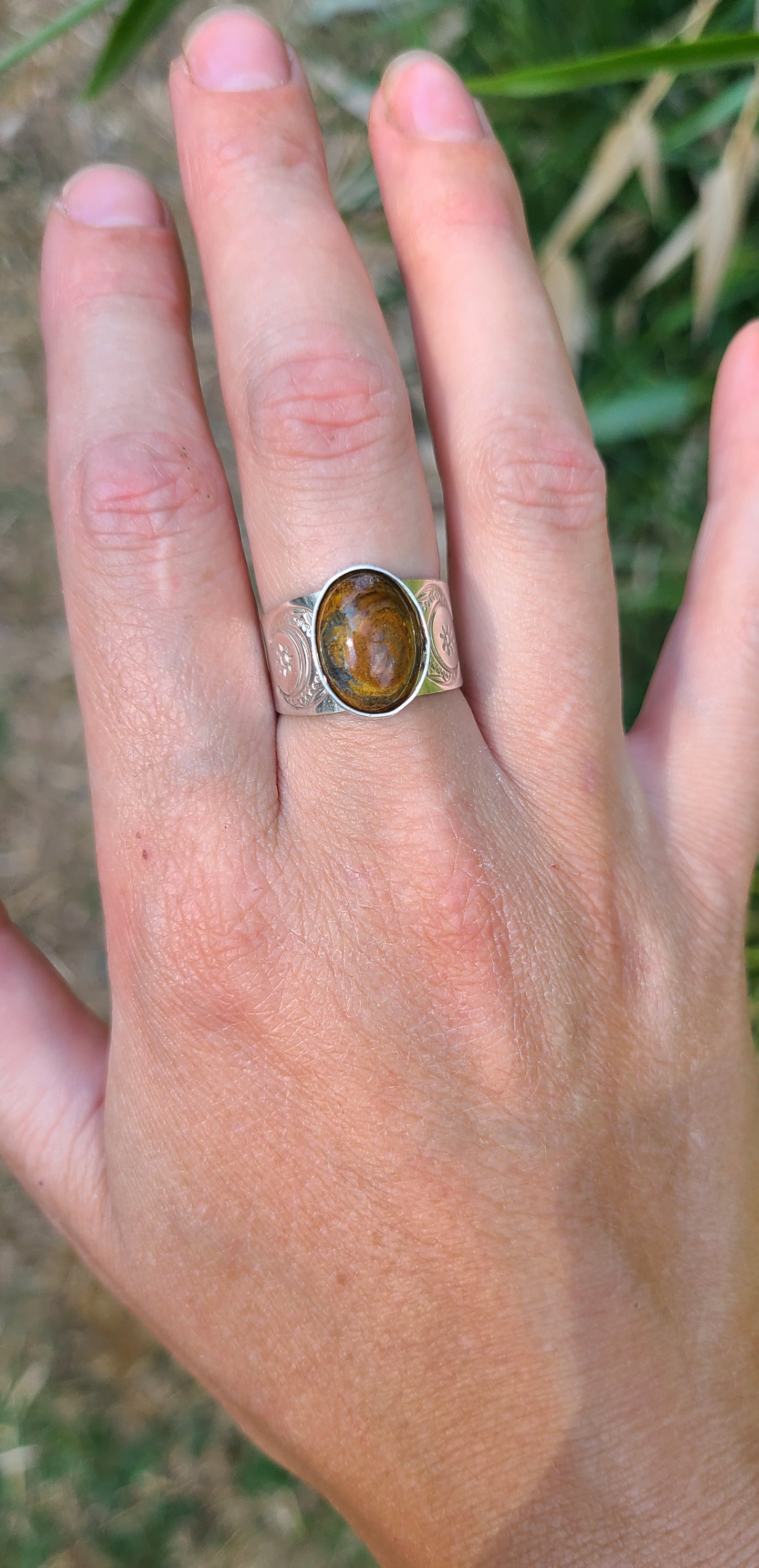 La bague Alcea et sa Pietersite