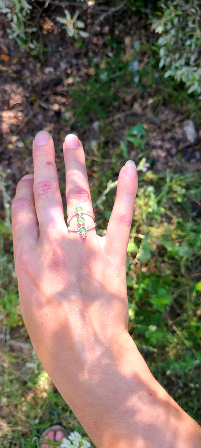 La bague Nina et Peridot