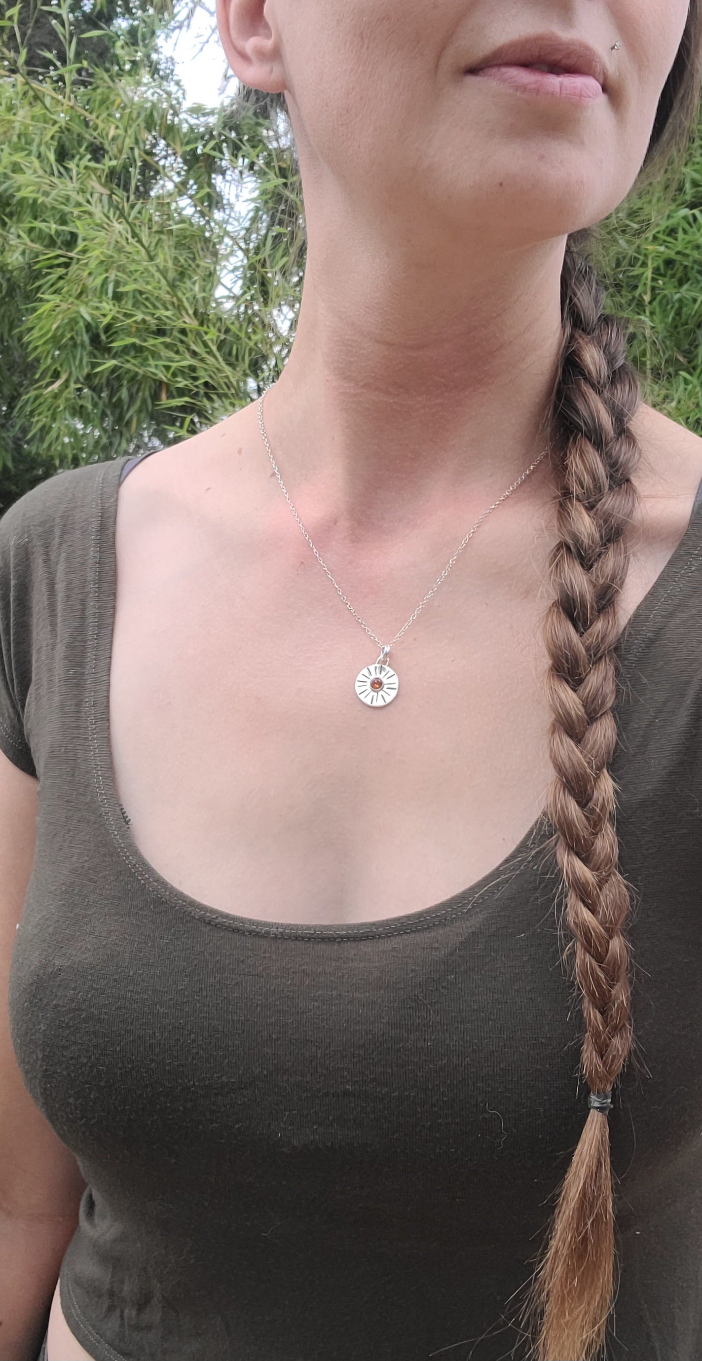 Collier Célosie et son Ambre
