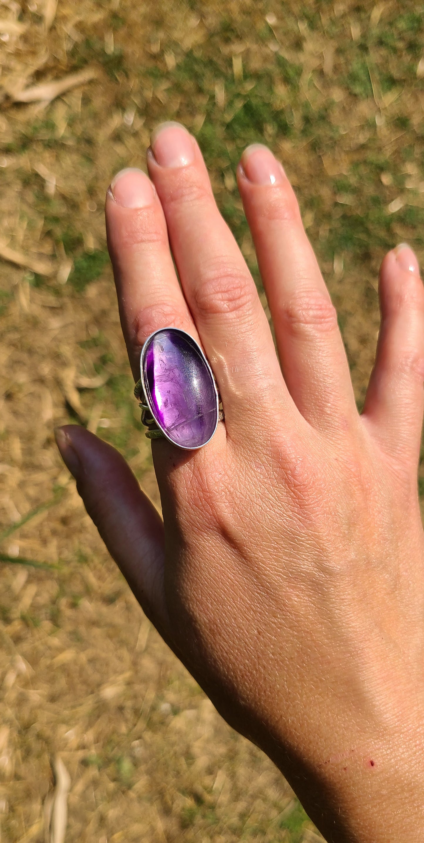 Bague Hebe et son Améthyste