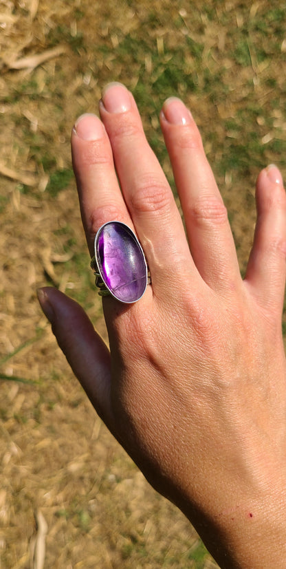 Bague Hebe et son Améthyste