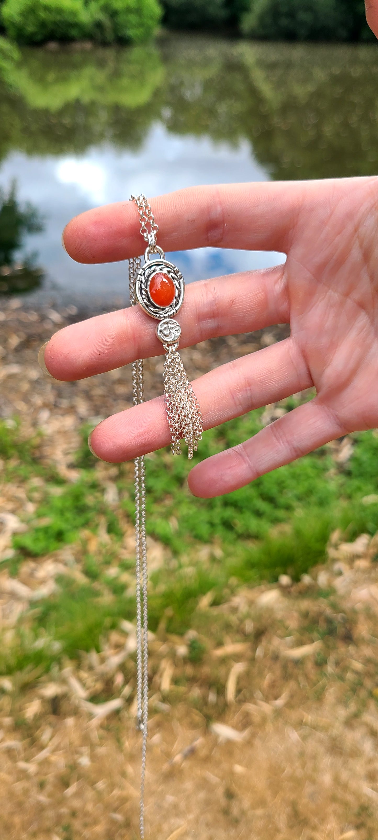 Collier Ohm et sa Cornaline