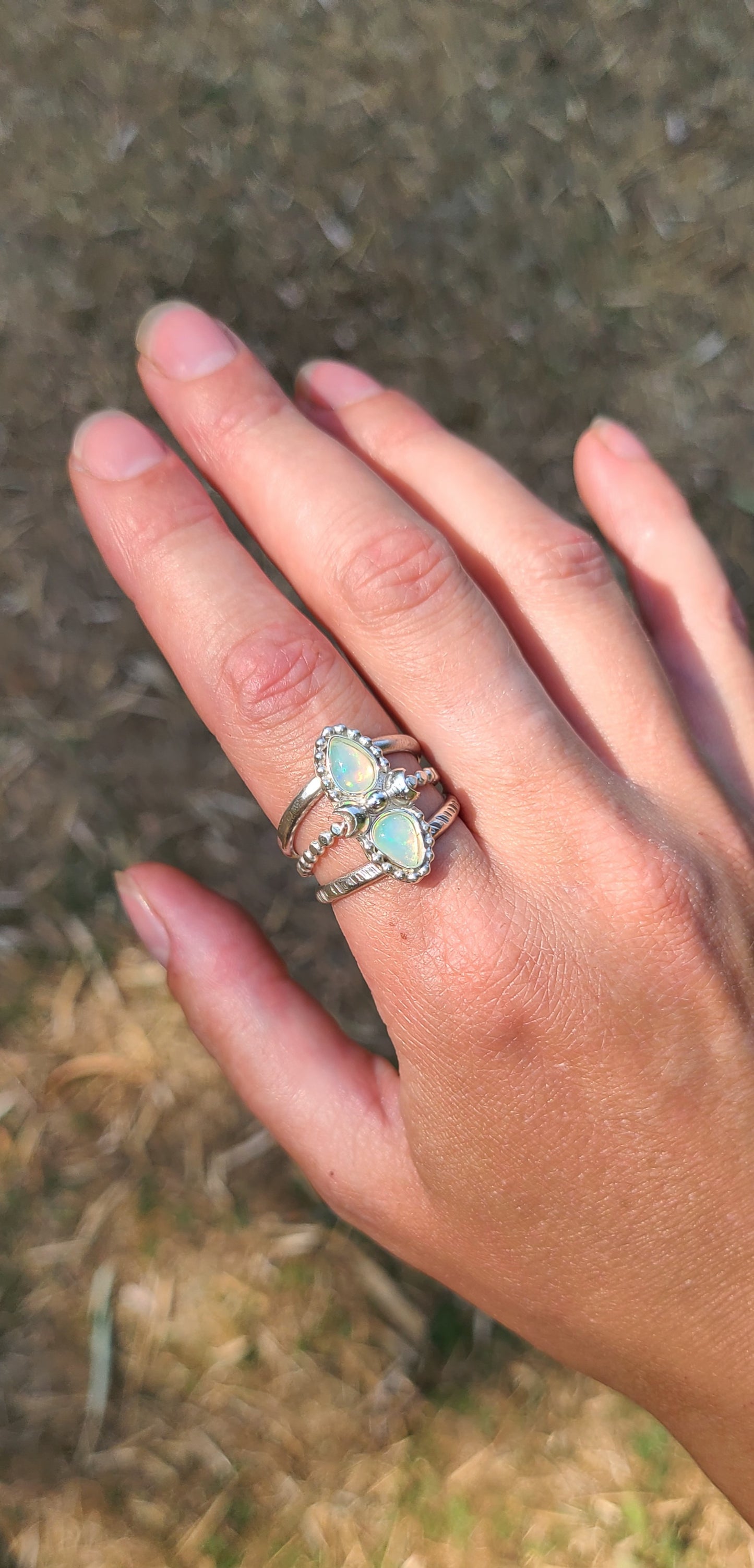 Bague Hosta Et ses Opales