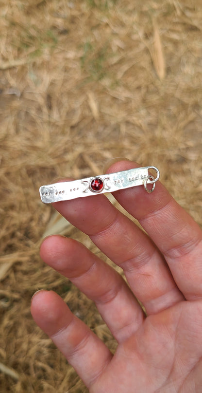 Médaillon de clé personnalisé Quartz Rutile