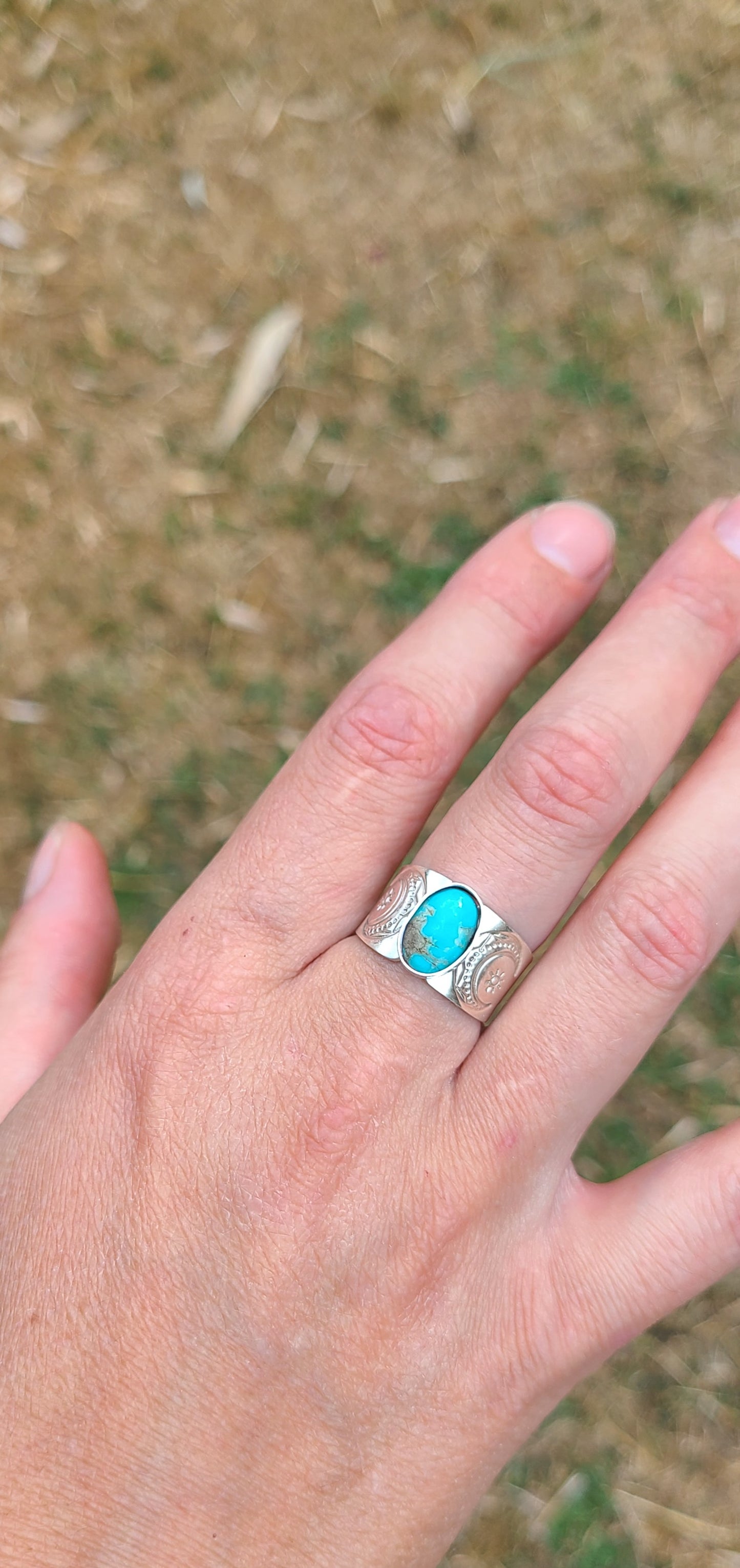 Bague Lobelia et sa Turquoise