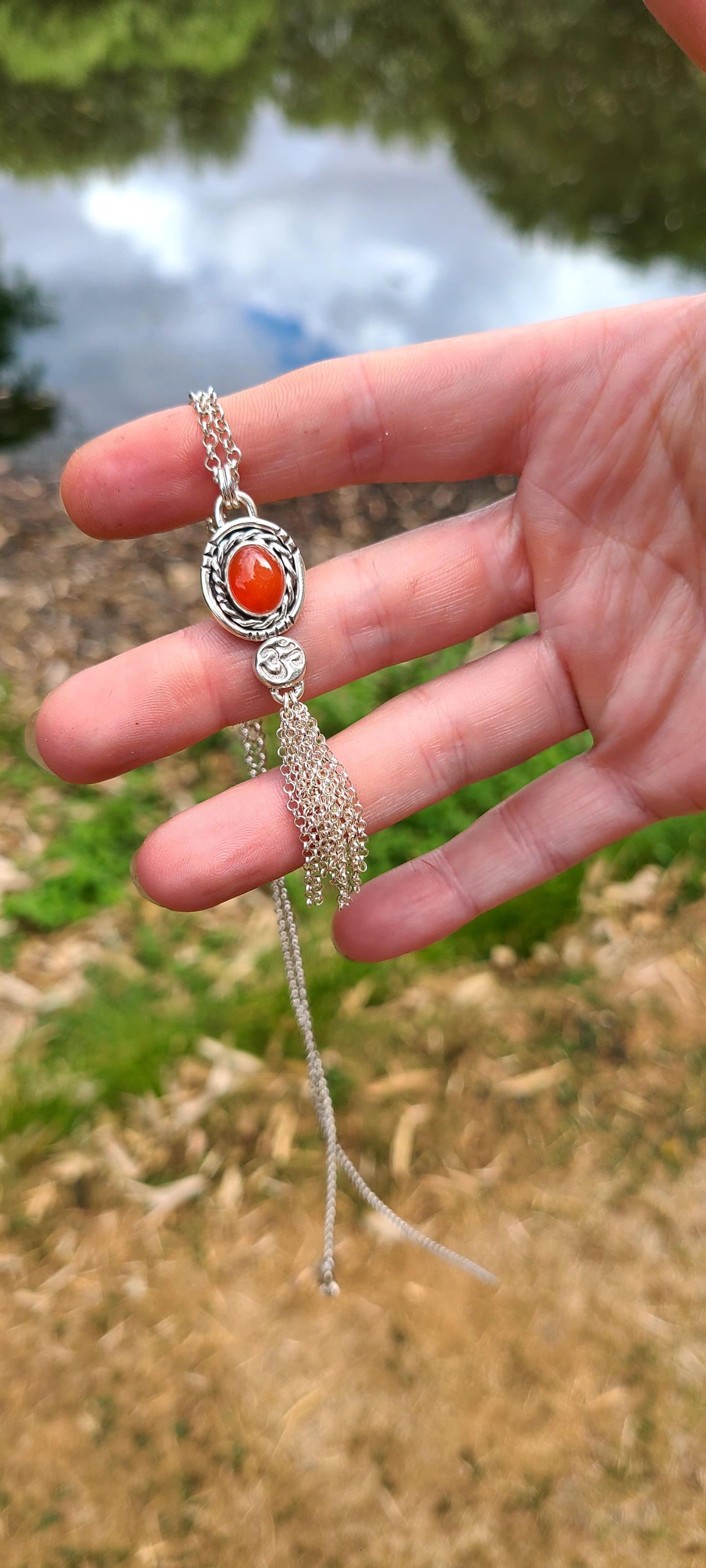 Collier Ohm et sa Cornaline