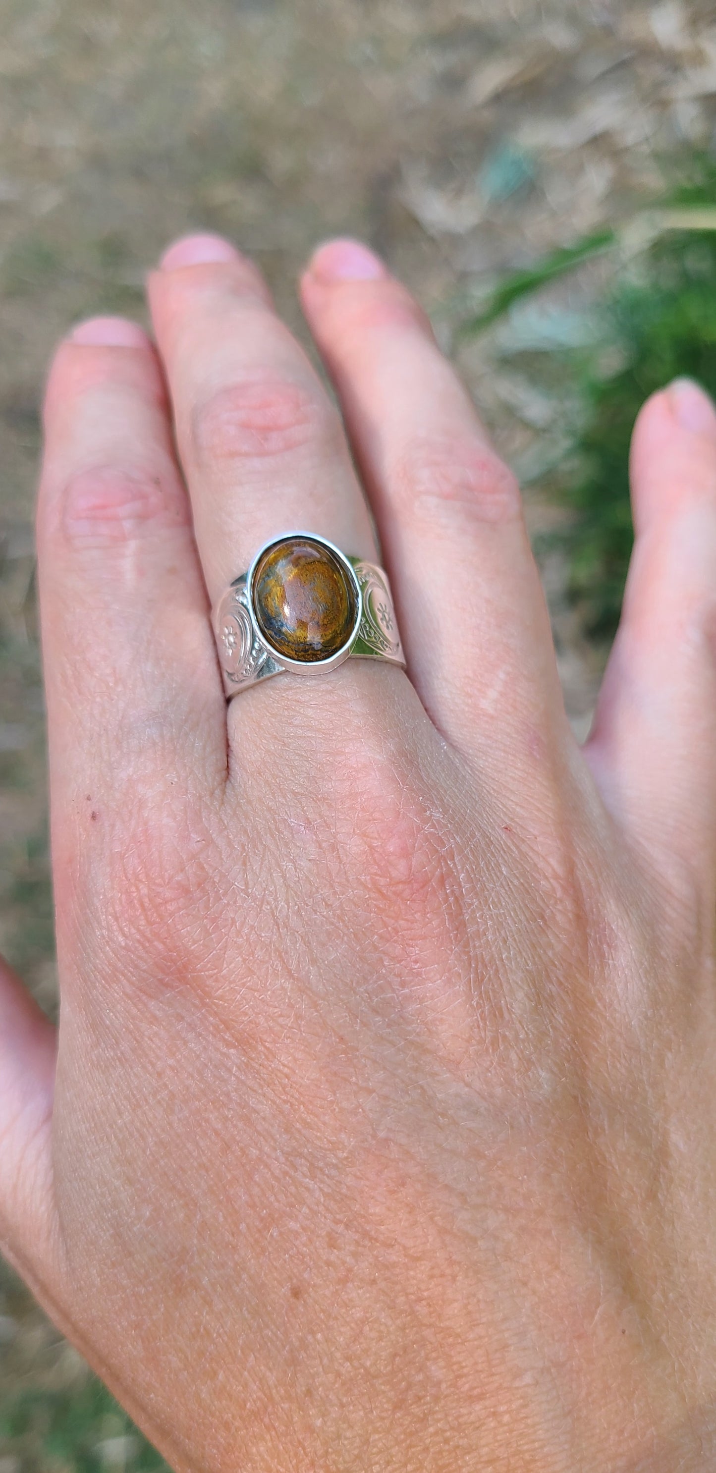La bague Alcea et sa Pietersite