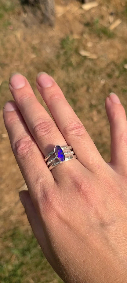 Bague Freesia et son Opale
