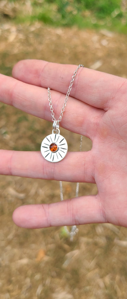 Collier Célosie et son Ambre