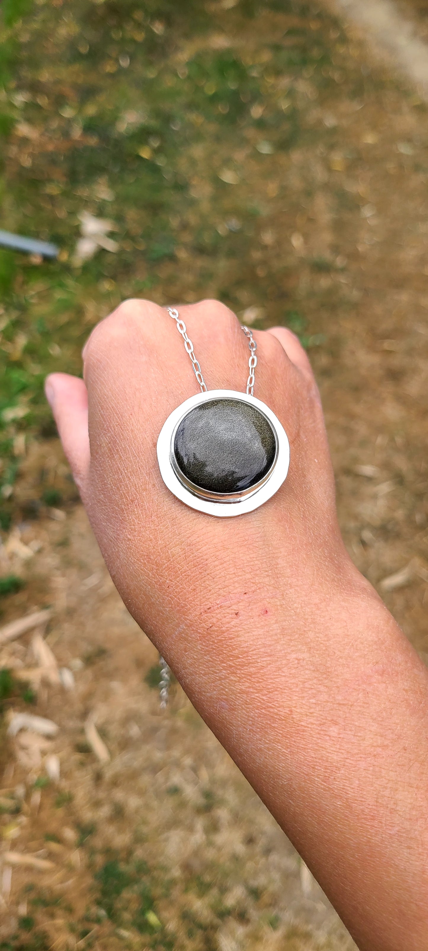 Collier Aurea et son Obsidienne