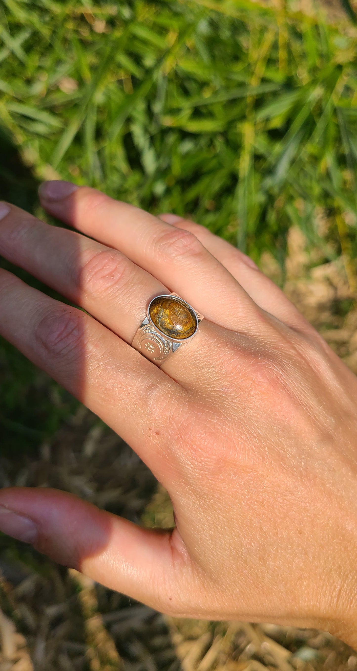 La bague Alcea et sa Pietersite