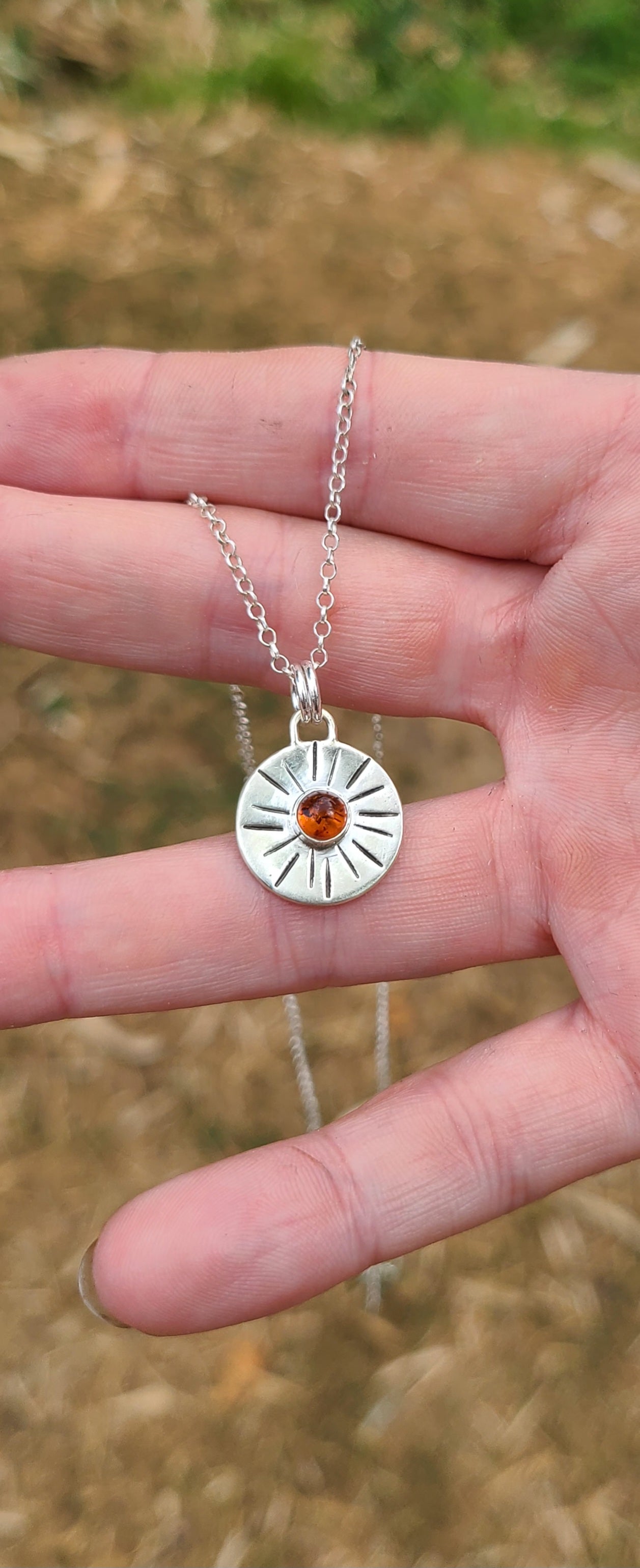 Collier Célosie et son Ambre