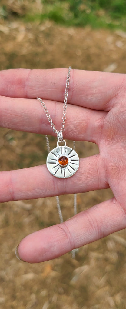 Collier Célosie et son Ambre