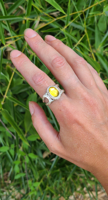 La bague Lily et son Ambre