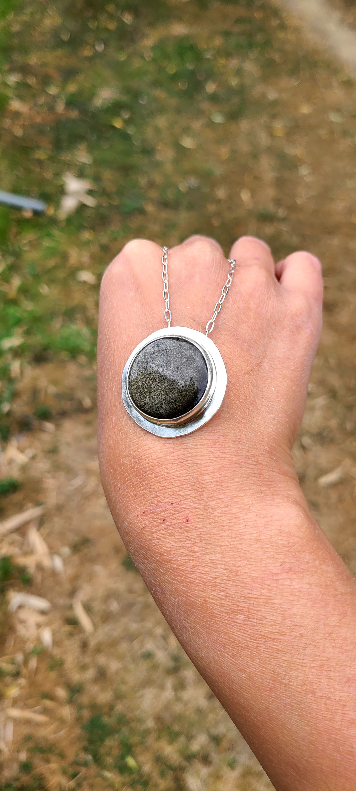 Collier Aurea et son Obsidienne