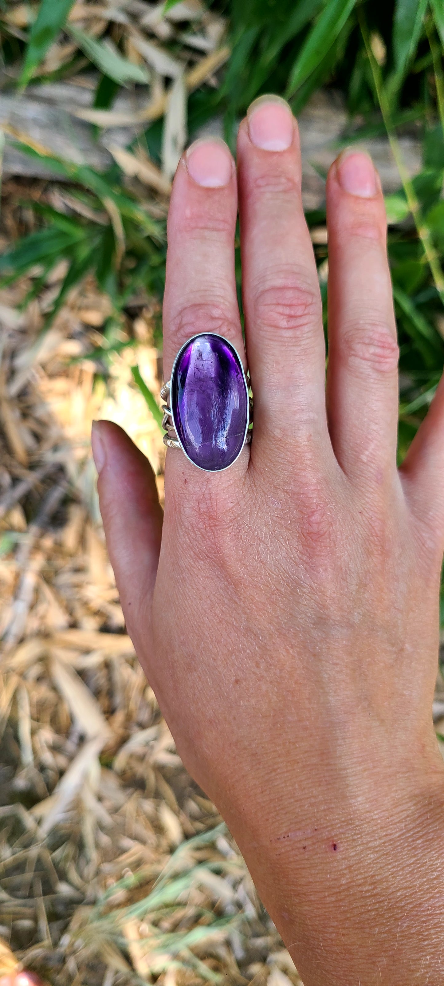 Bague Hebe et son Améthyste